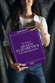 Queen Elizabeth Personalised Royal Family History Book, 8 of 10