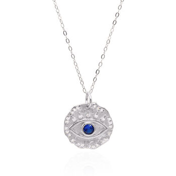 Derya Evil Eye Coin Necklace, 5 of 7