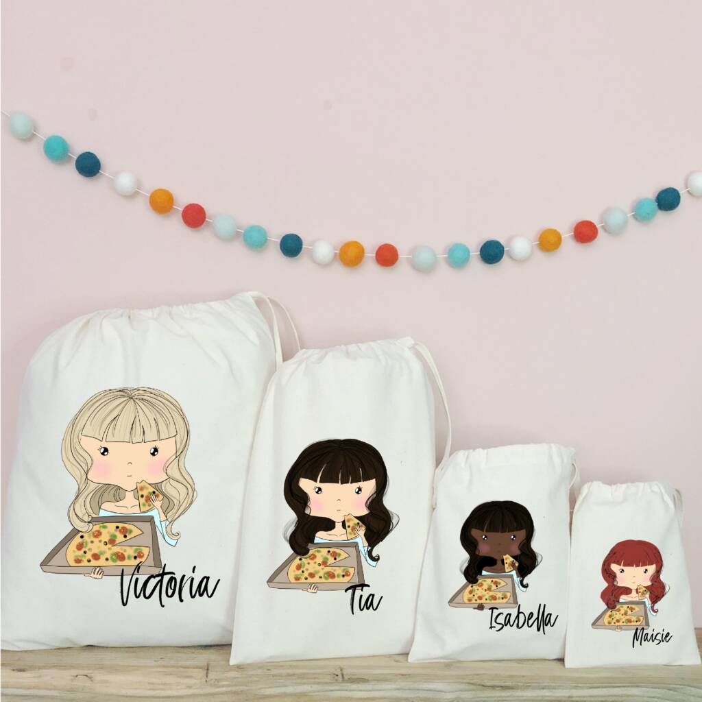 Personalised Pizza Party Bags