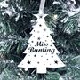 Personalised Teacher Christmas Tree Decoration With Stars, thumbnail 4 of 8