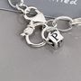 Personalised Silver Friendship Knot Bracelet, thumbnail 2 of 3