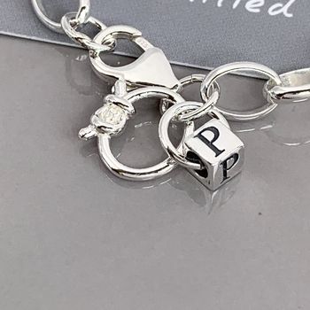 Personalised Silver Friendship Knot Bracelet, 2 of 3