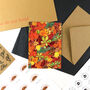 Autumna Fallen Leaves Greetings Card, thumbnail 4 of 7