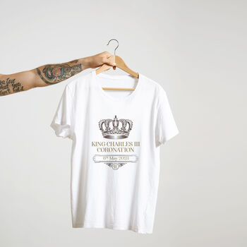 Hm King Charles Iii Coronation T Shirt, 4 of 9