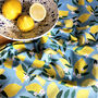 Sorrento Lemons Organic Cotton Tea Towel, thumbnail 5 of 9