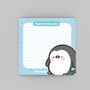 Cute Penguin Sticky Notes, thumbnail 4 of 6