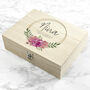 Personalised Floral Bridesmaid Keepsake Box, thumbnail 9 of 12