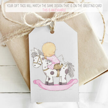 New Baby Card For Rainbow Baby, Christening Card ..4v9a, 5 of 6