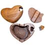 Wooden Bali Heart Box, thumbnail 2 of 2