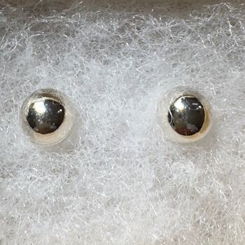 Six Pairs Sterling Silver Stud Everyday Stud Earrings For Christmas, 3 of 10