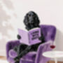 Your Own Dog Reading Book Wall Art Print, Customise Colours And Book Title, thumbnail 4 of 12