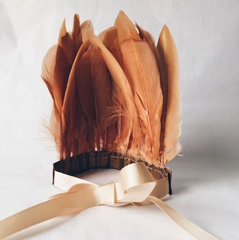 Feather And Leather Headdress, 4 of 12