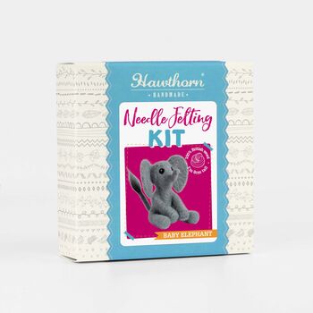 Baby Elephant Needle Felting Kit, 2 of 7