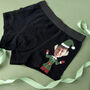 Elf Photo Upload Christmas Underwear, thumbnail 1 of 3