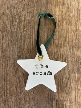 Personalised Clay Bauble Tree Decoration, 4 of 4