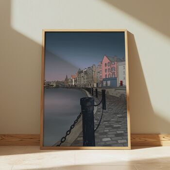 Leith Shore Edinburgh Art Print A4, 4 of 4