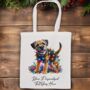 Personalised Border Terrier In Christmas Lights, thumbnail 4 of 10