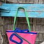 Gennaker Upcycled Sailcloth Two Handle Bag, thumbnail 5 of 6