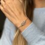 Confirmation Gift For A Girl, Personalised Heart Infinity Bracelet, thumbnail 4 of 11