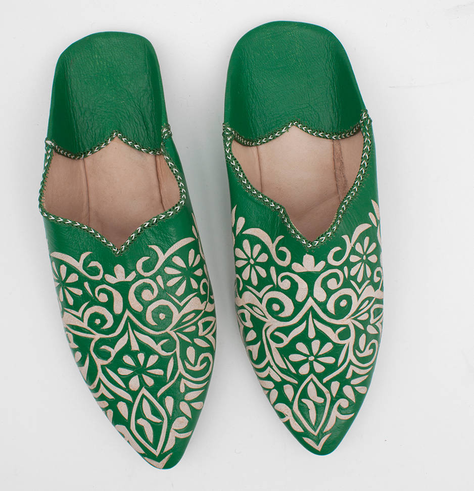 Moroccan Decorative Babouche Slippers By Bohemia | notonthehighstreet.com