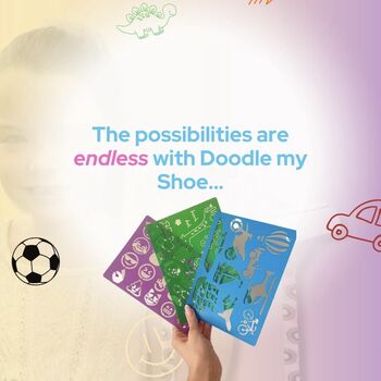 Exciting Doodle My Shoe Bundle: Shoes, Bag, Pens, Laces And Stencils, 9 of 10