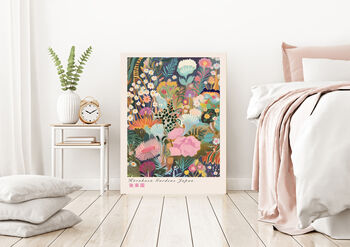 Japanese Floral Flower Garden Art Print, 2 of 5