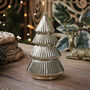 Glass Christmas Tree Tea Light Holder, thumbnail 1 of 3