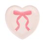 Valentines Pink Bow Party Heart Plates X Eight, thumbnail 2 of 3