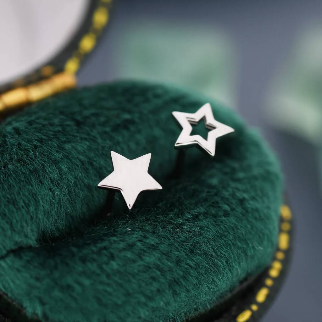 KRUCKEL Orecchini A Stella Con Cristalli Swarovski - Gioielli Celestiali In Lega Di Qualità, Regalo In Scatola Elegante
