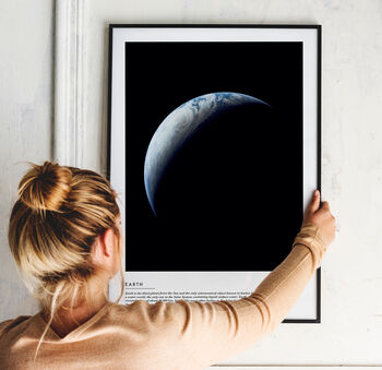 Earth From Space Print Home Art, 8 of 9