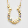 Gold Lucky In Love Necklace, thumbnail 3 of 8