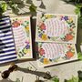 Bright And Colourful Floral Garden Save The Date Card, thumbnail 8 of 9