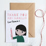 Personalised Teacher Thank You Card, thumbnail 3 of 8