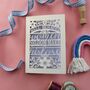 Well Behaved Women Seldom Make History Paper Cut Card, thumbnail 3 of 10