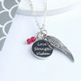 Personalised Birthstone Sentiment Necklace, thumbnail 8 of 12