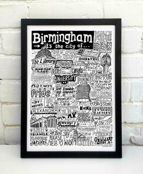 Birmingham Landmarks Print, 7 of 10
