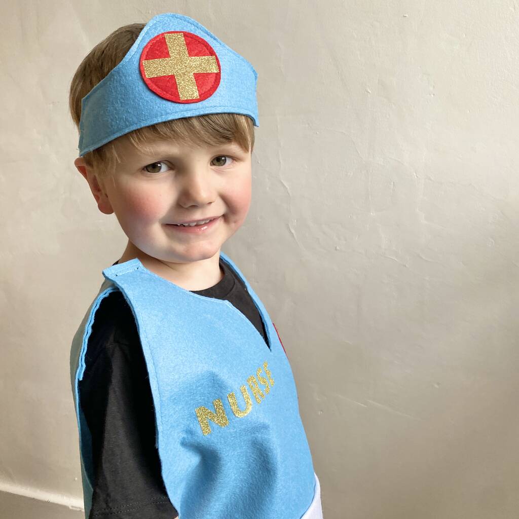 Personalised Role Play Nurse Costume By Robin's Bobbins