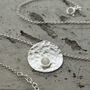 Sterling Silver Shimmering Gemstone Necklaces, thumbnail 5 of 9