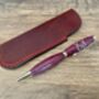 Brown Leather Pen Sleeve, Pen Case, thumbnail 5 of 9