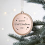 Personalised Baby's First Christmas Bauble, thumbnail 1 of 4
