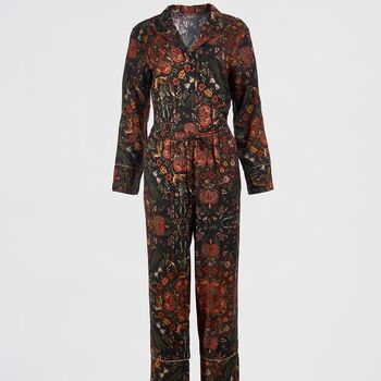 Folksy Fox Pyjamas Black, 6 of 8