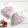Personalised Hanging Heart New Baby Gift, thumbnail 7 of 11