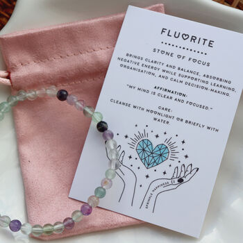 Fluorite Crystal Bracelet To Calm And Clear The Mind, 2 of 7