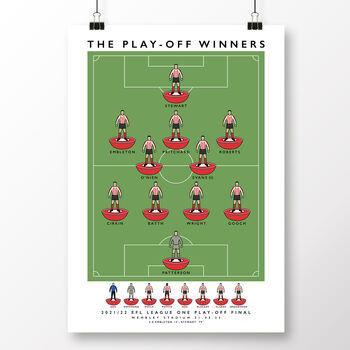 Sunderland Play Off Winners 2022 Poster, 2 of 8