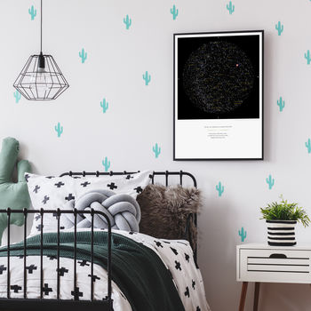 Personalised Map Of The Stars Print 50x70cm/20x28'', 4 of 7