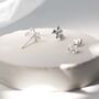 Sterling Silver Daffodil Stud Earrings, thumbnail 6 of 11
