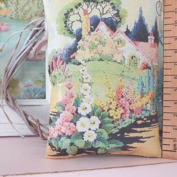 Decorative Lavender Sachet With Cottage Garden Print, 7 of 7