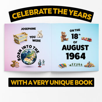 Personalised 60th Birthday Photo Gift Book, 2 of 6