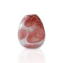 Set Of Two Murano Glass Balloon Vase – Rose Swirl, thumbnail 2 of 2