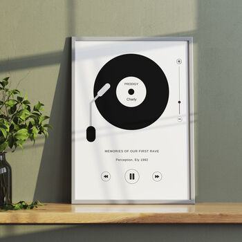 Personalised Turntable Record Print, 2 of 6